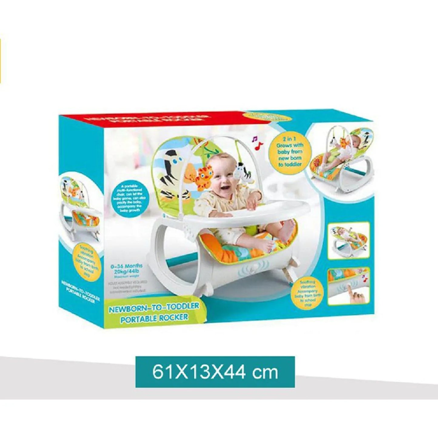 Silla Mecedora Evolutiva 2 en 1 Crece con tu Bebé