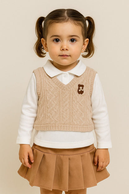 CONJUNTO PREPPY BEIGE AVALON