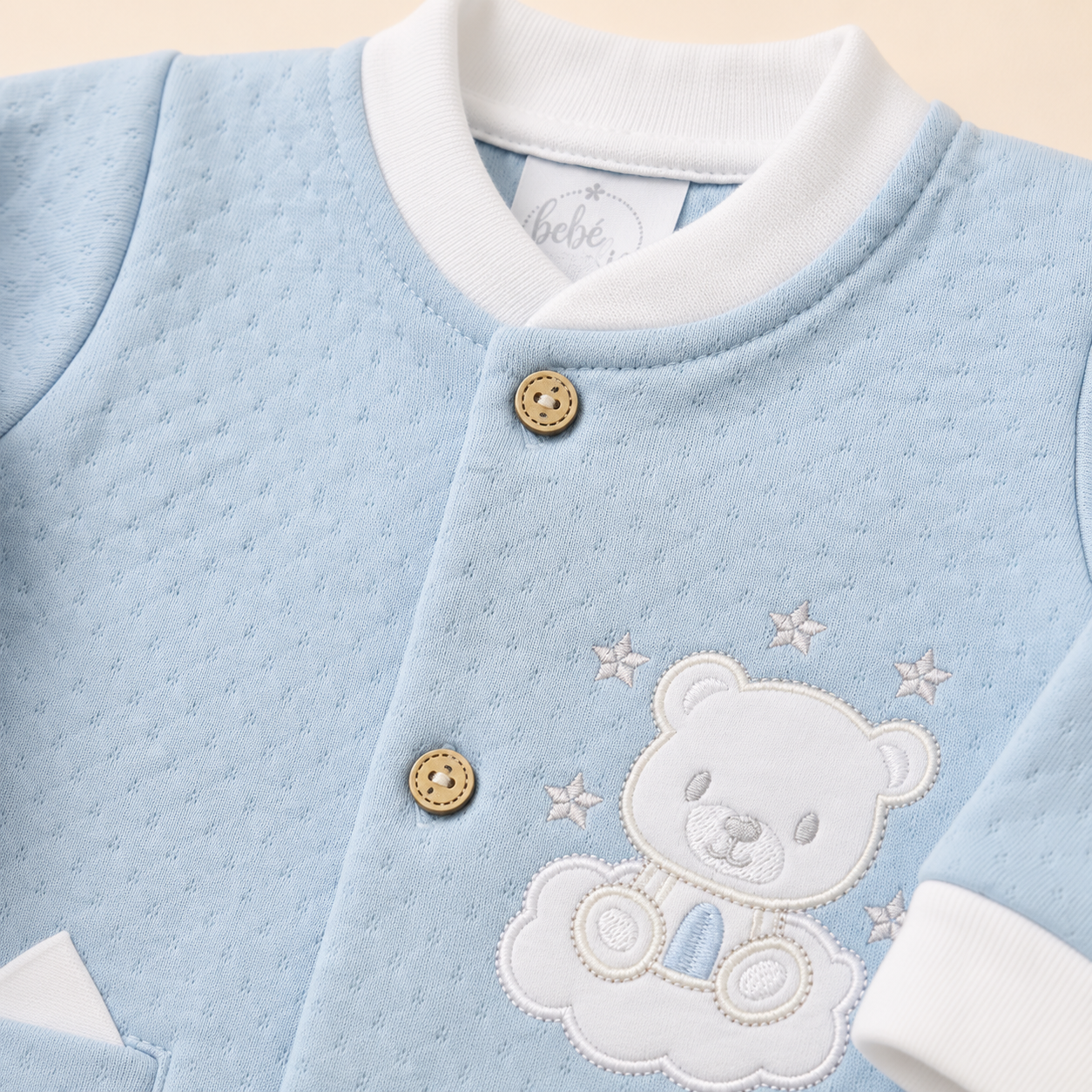 Ajuar Recién Nacido Osito Azul 8 Piezas – Mara Baby