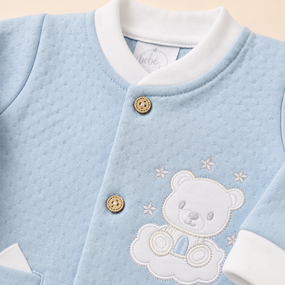 Ajuar Recién Nacido Osito Azul 8 Piezas – Mara Baby