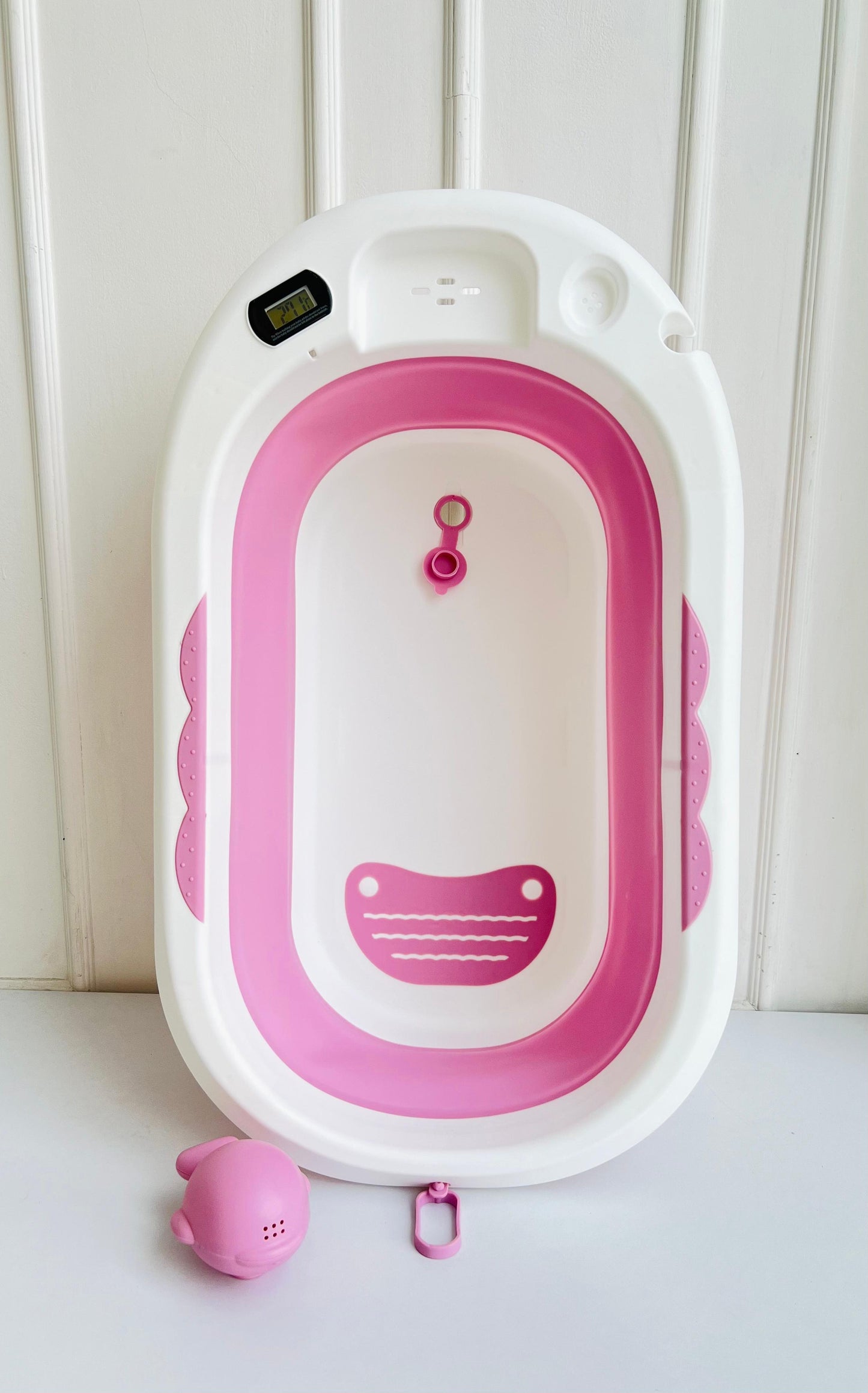 BAÑERA PLEGABLE BALLENA SENCILLA ROSA