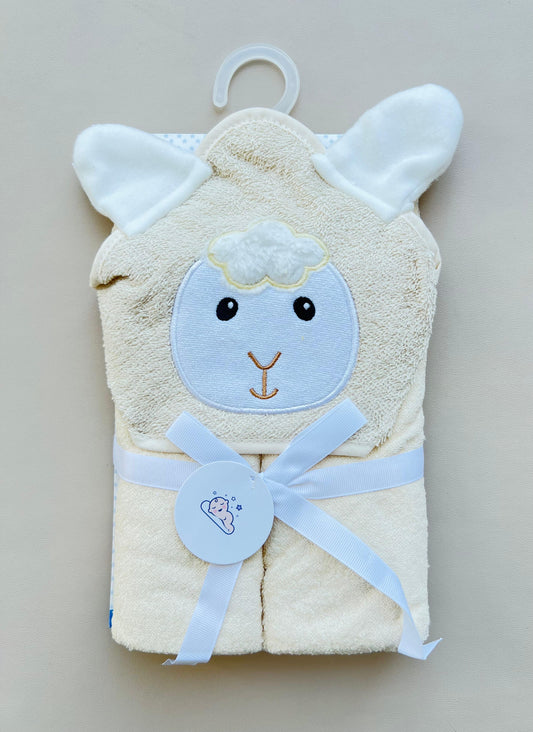 TOALLA BABY CON CAPUCHA ANIMALS