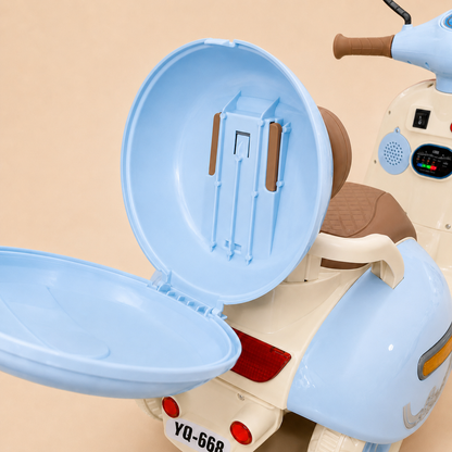 Moto Scooter Eléctrica para Niños YQ-668 - Azul