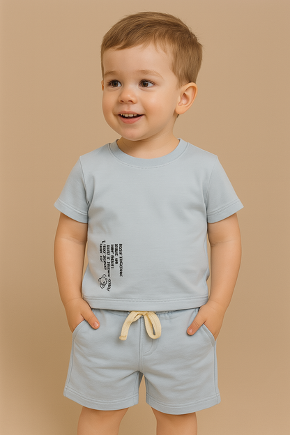 SET INFANTIL CON ESTAMPADO DIVERTIDO AMÉN