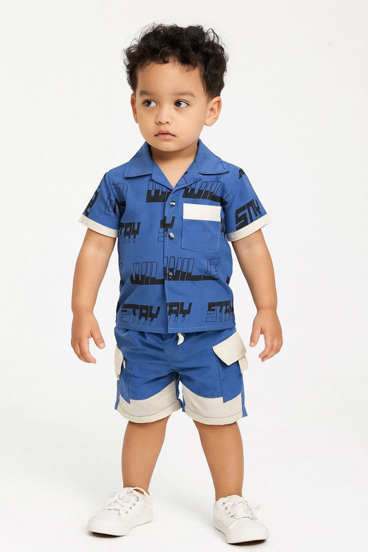 CONJUNTO 3 PIEZAS STAY WILD-AZUL