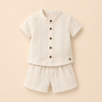 ⭕️ CONJUNTO 2 PIEZAS BEIGE | MARA BABY