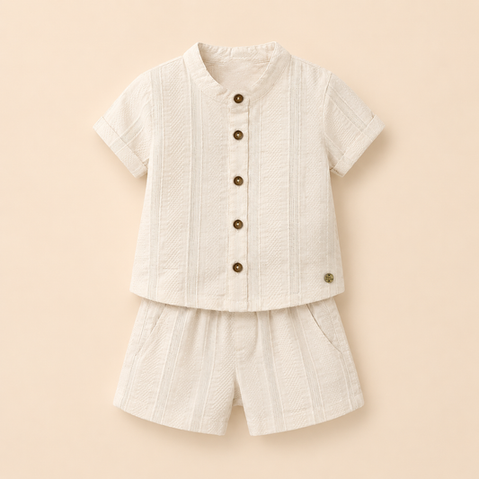 ⭕️ CONJUNTO 2 PIEZAS BEIGE | MARA BABY