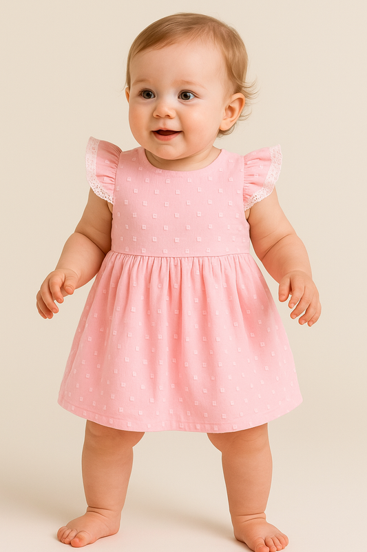 VESTIDO PUNTOS EUROPEO LOSAN
