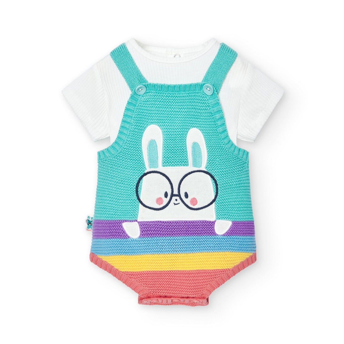 CONJUNTO TEJIDO CON BODY DE CONEJO BOBOLI