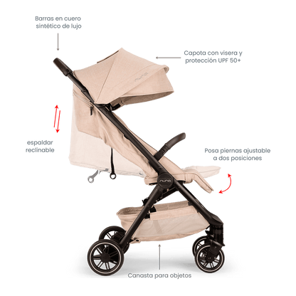 Coche para bebé NUNA TRVL Biscotti