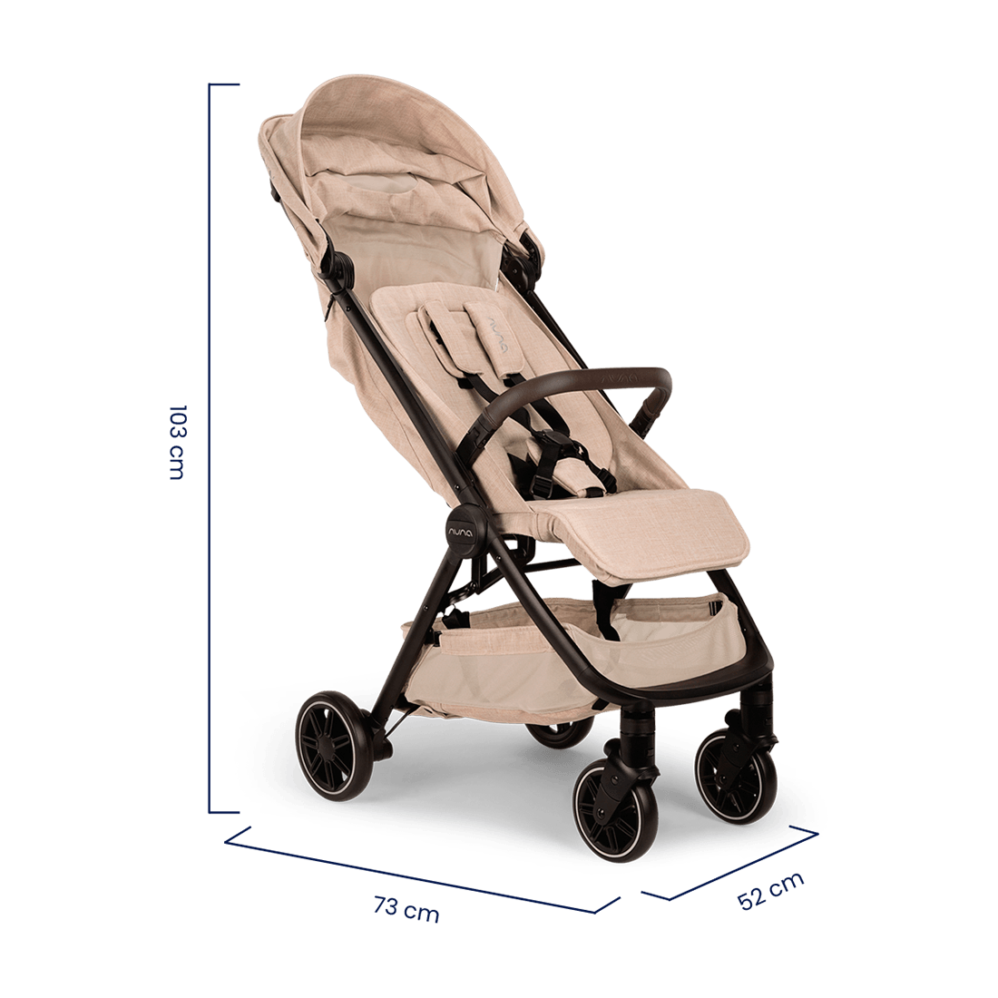 Coche para bebé NUNA TRVL Biscotti