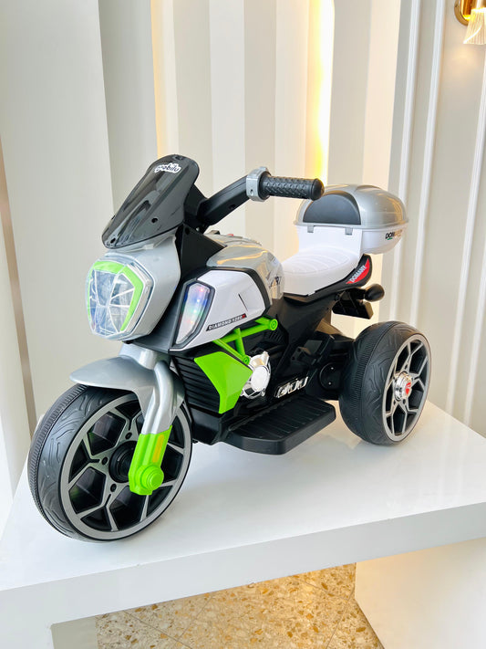 Moto eléctrica infantil Domany Verde
