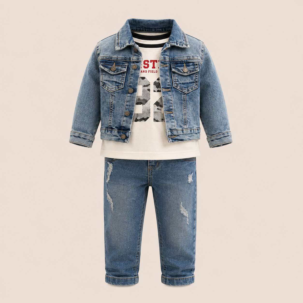 ⭕️ CONJUNTO 3 PIEZAS DENIM