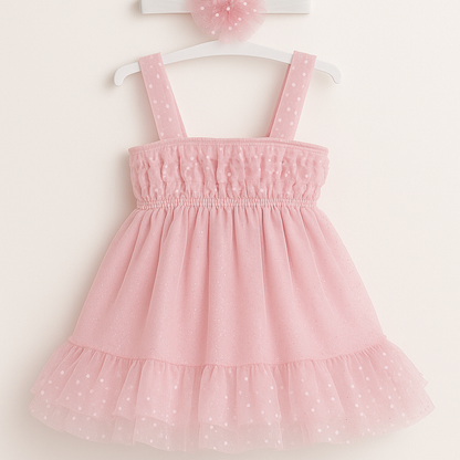 VESTIDO GLITTER  CON TUL MARTIN@S