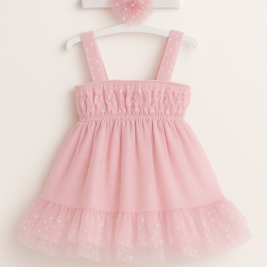 VESTIDO GLITTER  CON TUL MARTIN@S