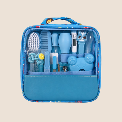 Kit de Cuidado e Higiene para Bebé 20 en 1 - Azul Animales