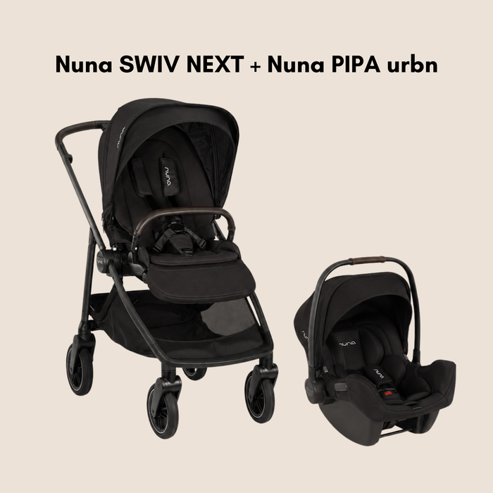 Nuna SWIV Next + PIPA urbn – Travel System Premium para Bebé | Mara Baby