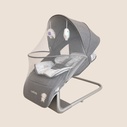 Silla Mecedora Eléctrica Coolbaby — Gris