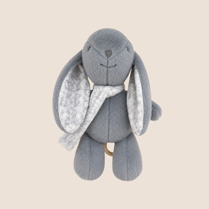 Peluche Conejito Musical con Cuerda — Gris