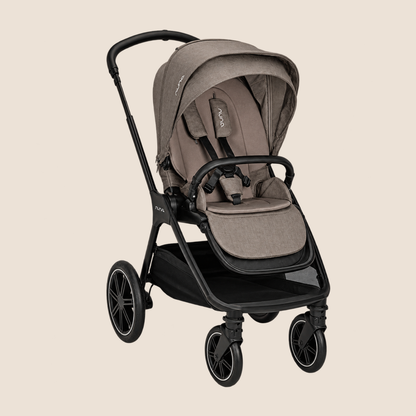 Coche Nuna TRIV LX Thunder, vista lateral del asiento orientado hacia adelante