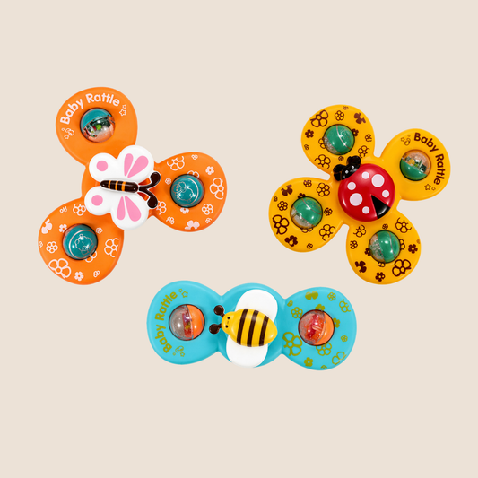 SET DE SPINNERS SENSORIALES PARA BEBÉ