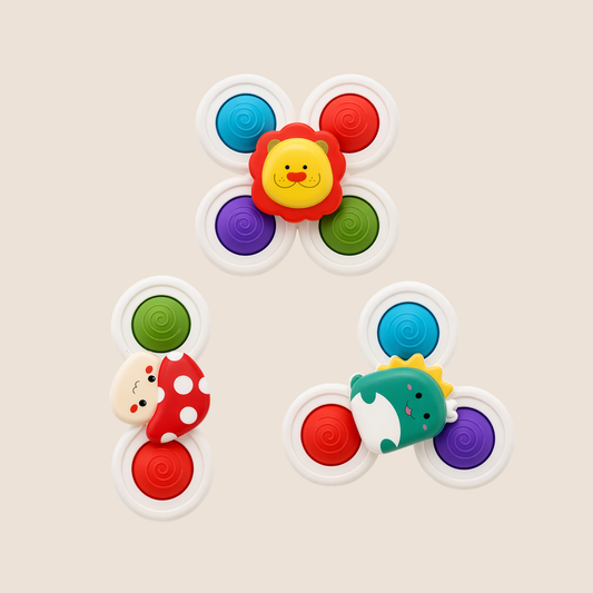SET DE SPINNERS SENSORIALES PARA BEBÉ