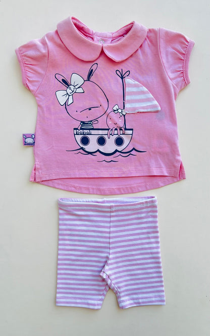 CONJUNTO DE PANTALÓN A RAYAS