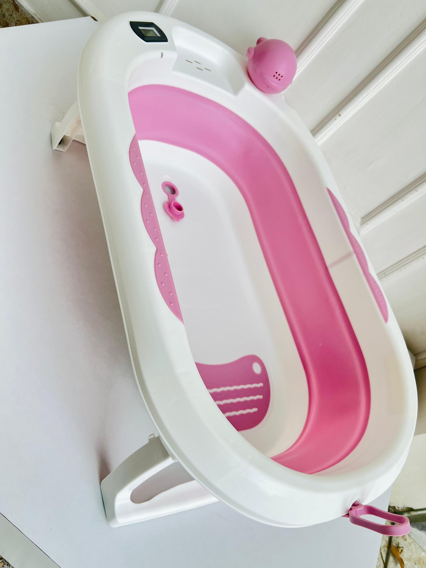 BAÑERA PLEGABLE BALLENA SENCILLA ROSA