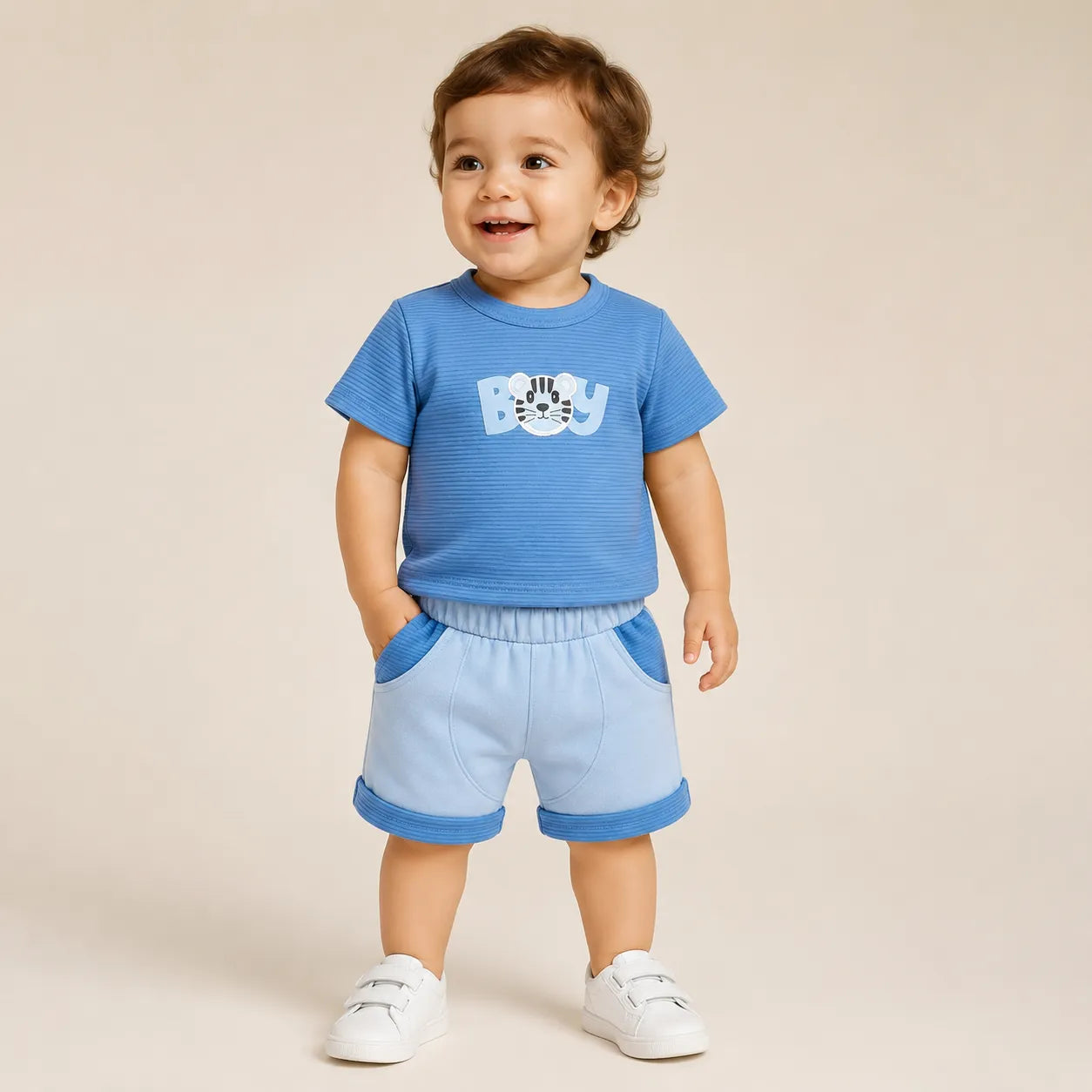 CONJUNTO INFANTIL BABY BOY AZUL