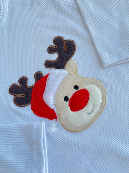 ENTERIZO NAVIDEÑO DE RENITO CON GORRO