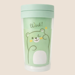 ⭕️VASO TÉRMICO INFANTIL - DISEÑO ZORRITO - COLOR VERDE MENTA