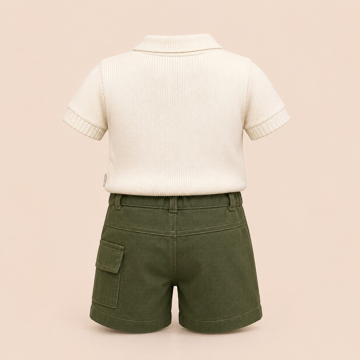 SET  SHORT Y CAMISA TEJIDA TIPO POLO