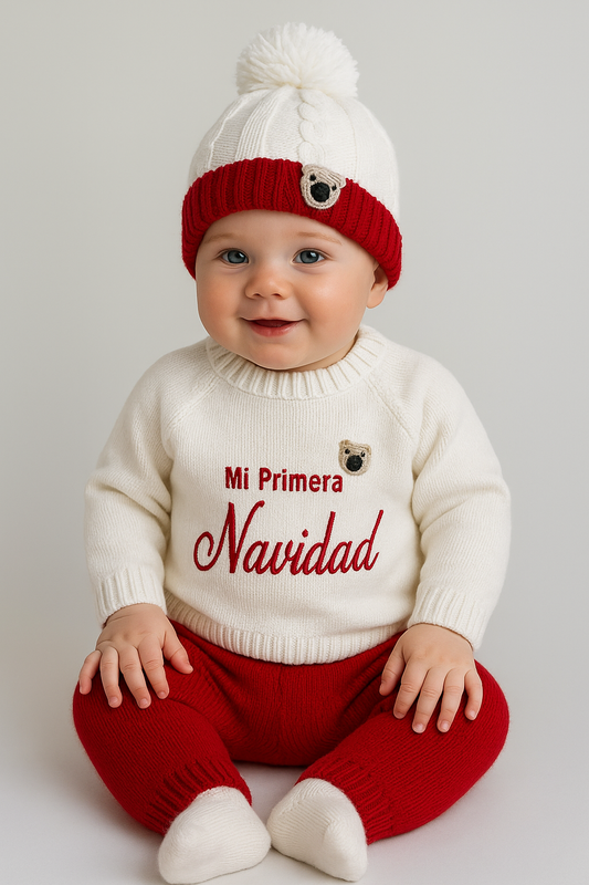 SET MI PRIMERA NAVIDAD 4 PIEZAS