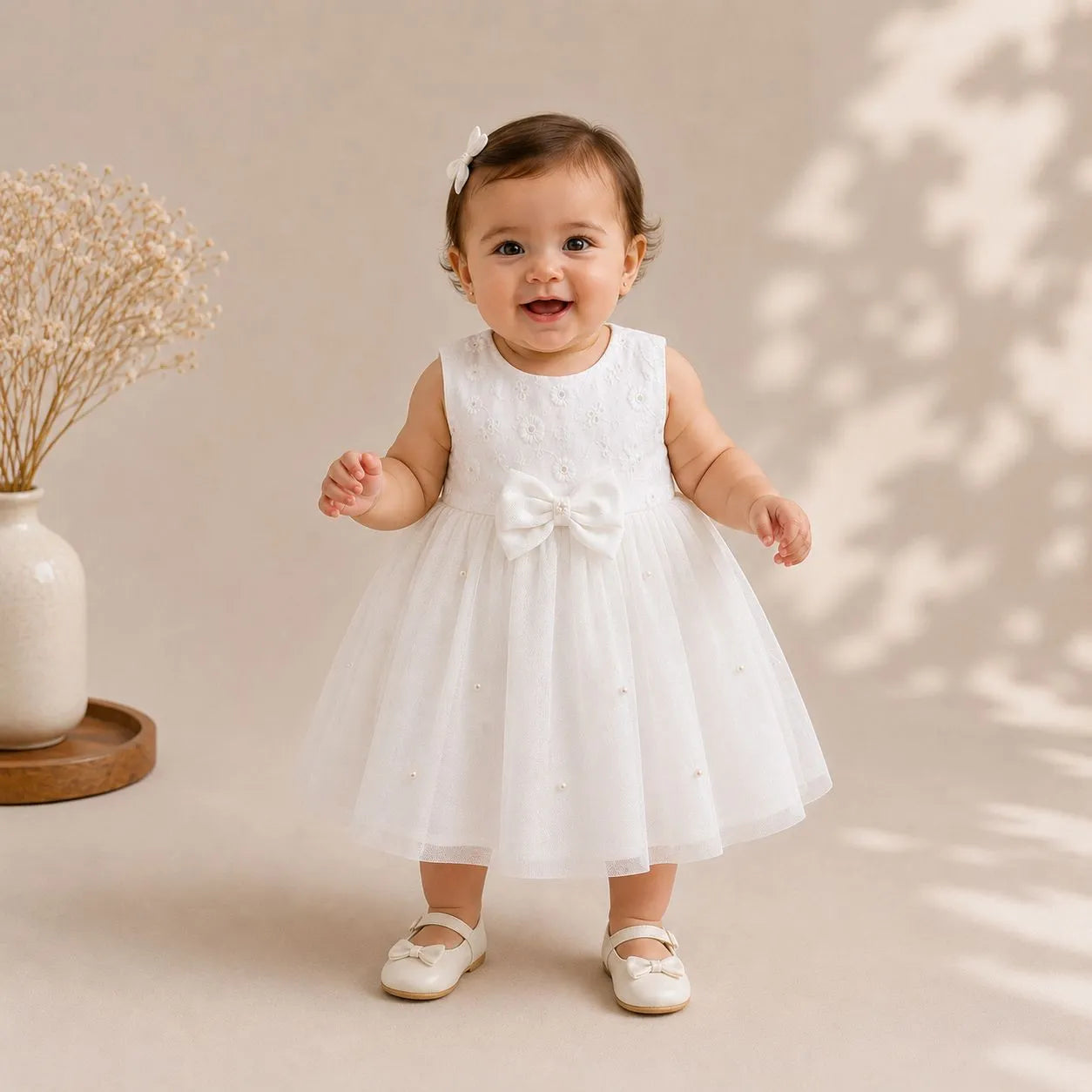 VESTIDO PERLAS - BEBE FELIZ