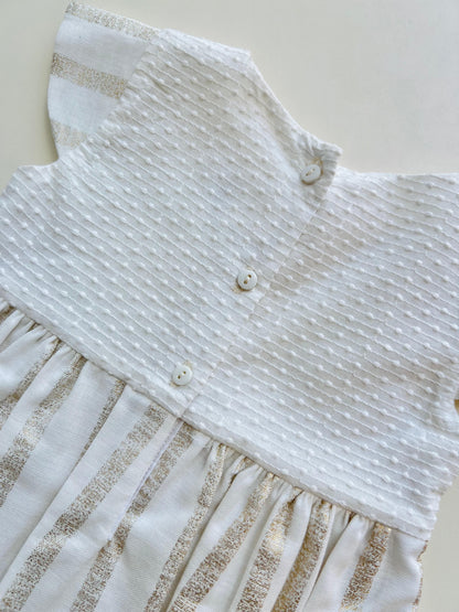 VESTIDO DETALLES DORADOS