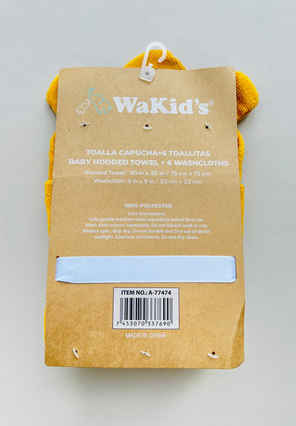 TOALLA OSO AMARILLO WAKIDS