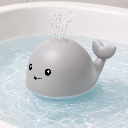 Ballena Fuente Eléctrica para Baño de Bebé Juguete Rociador de Agua