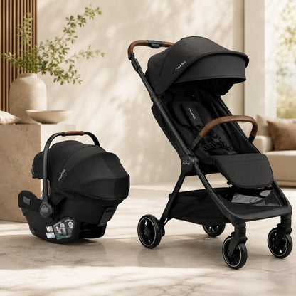 Combo Nuna TRVL + Nuna PIPA URBN – Cochecito y Silla de Auto para Bebé
