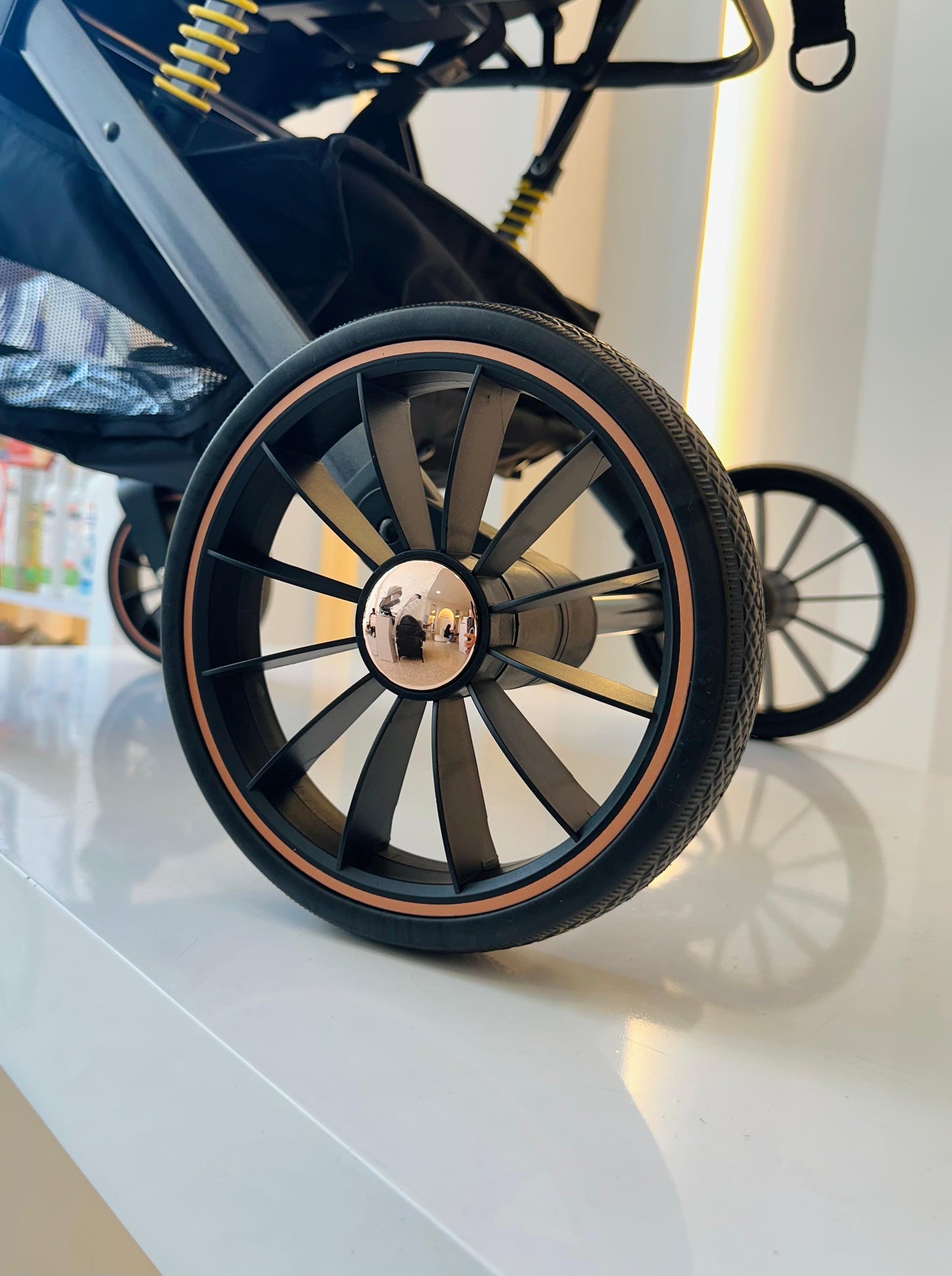 COCHE PASEADOR PLEGABLE MARTIN@S CON PAÑALERA NEGRO