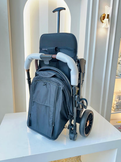 COCHE PASEADOR PLEGABLE MARTIN@S CON PAÑALERA NEGRO