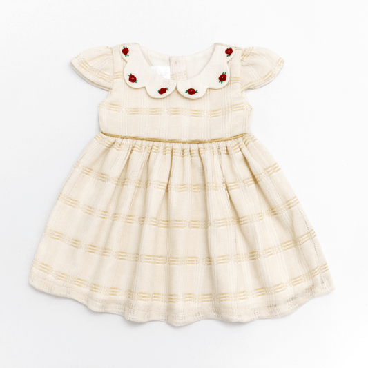 VESTIDO TOQUE FLORAL BEBÉ FELIZ