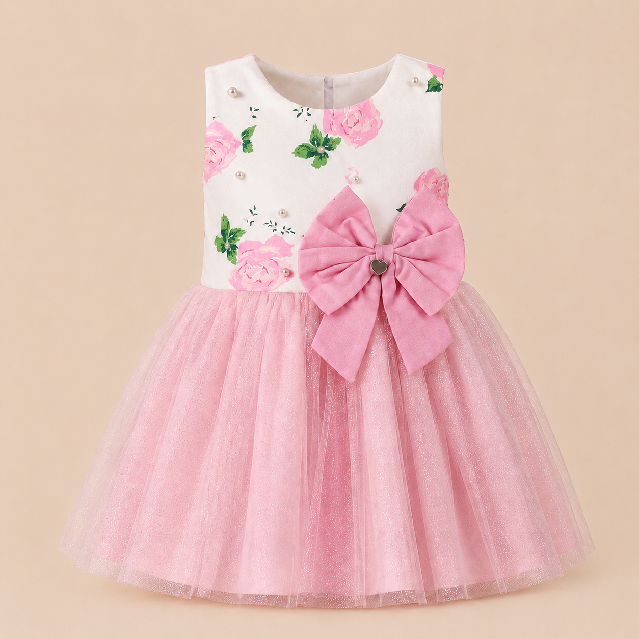 ⭕️ VESTIDO MAJO TULL ROSA| MARA BABY