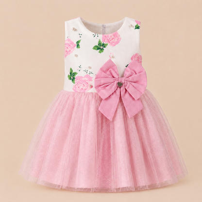 ⭕️ VESTIDO MAJO TULL ROSA| MARA BABY