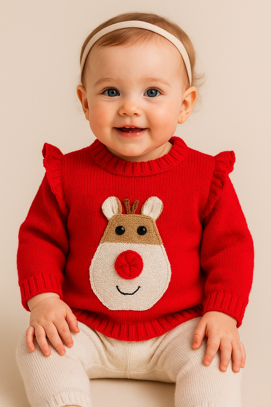SUÉTER INFANTIL NAVIDEÑO RENITO NIÑA