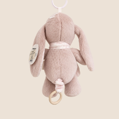 Peluche Conejito Musical con Cuerda — Beige