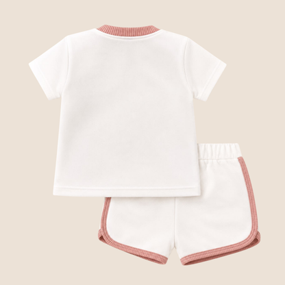 Conjunto Cangrejo Marina - Camiseta y Short Bebe Nina