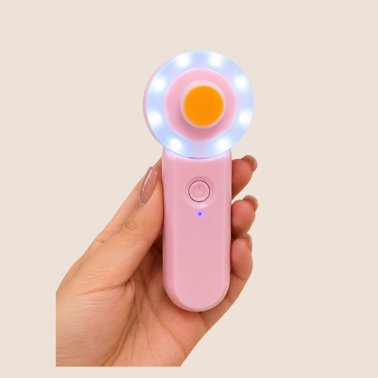 Lima Eléctrica para Uñas de Bebé con Luz LED y 6 Cabezales
