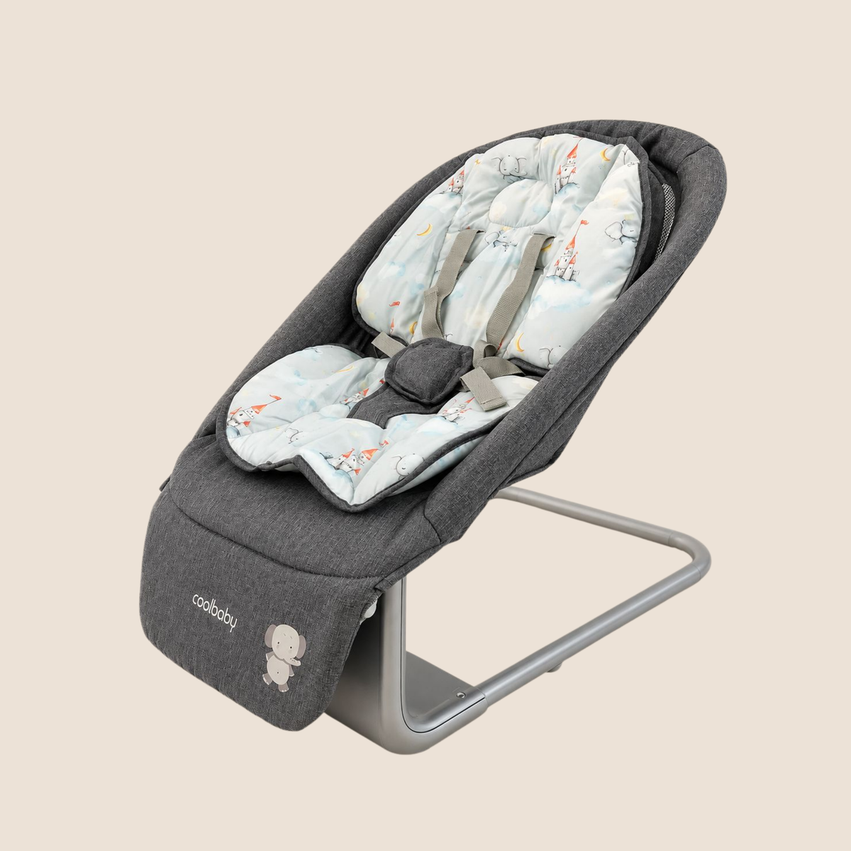 Silla Mecedora Eléctrica Coolbaby — Gris