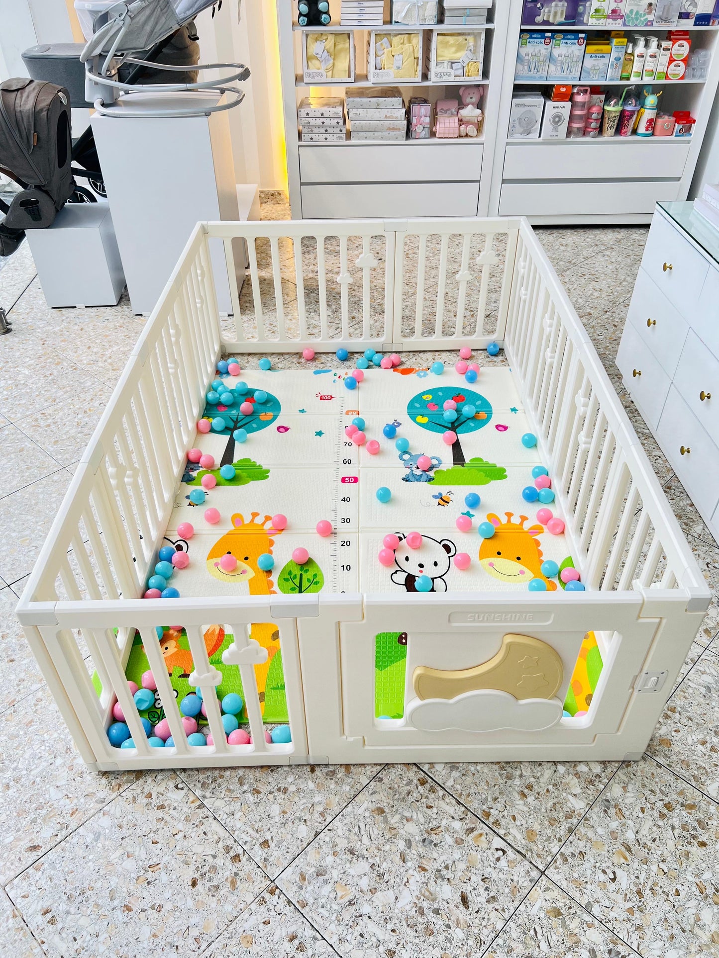 CORRAL DE JUEGOS NUBES MARFIL