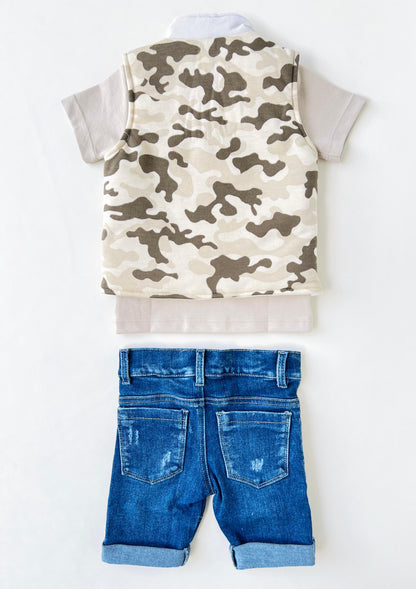 CONJUNTO 3 PIEZAS CHALECO EXPLORER